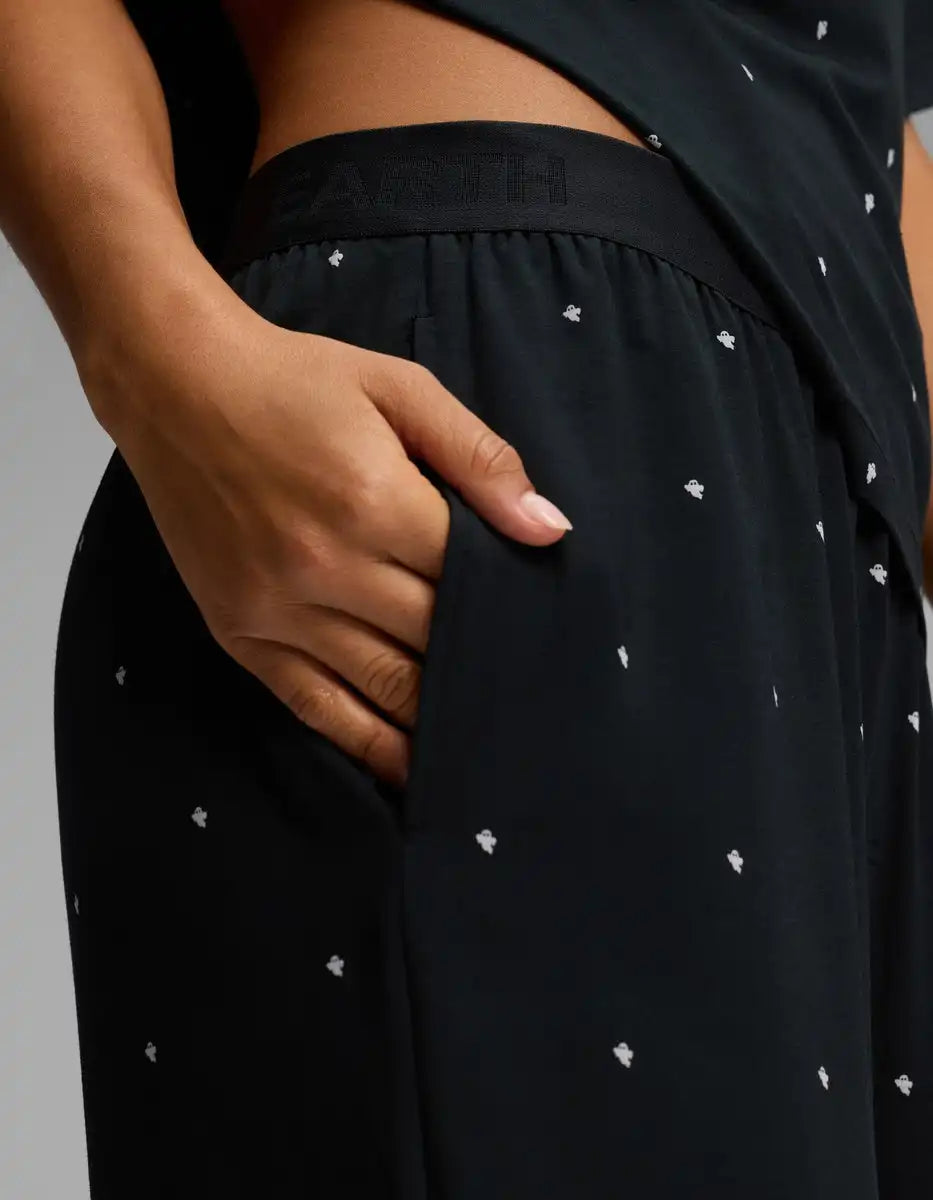 Women's First Layer Pajama Short Sleeve Tee & Pajama Pant Set