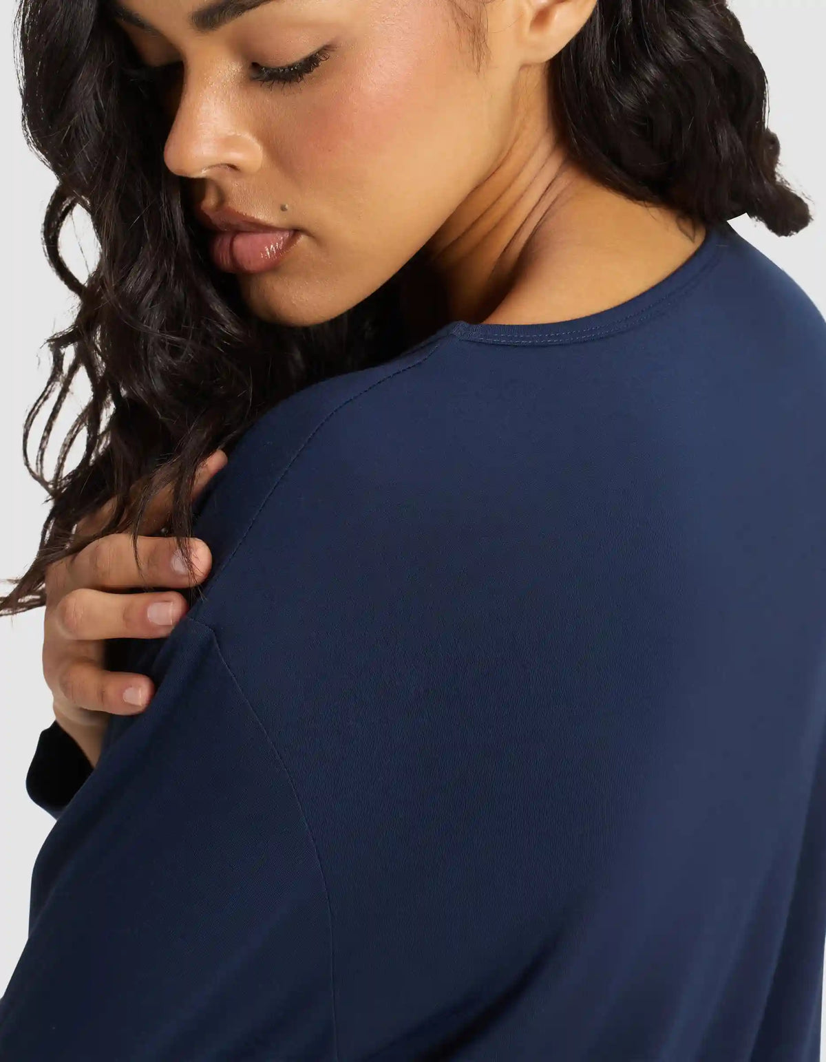 Women's Bamboo Stretch-Knit Long Sleeve Lounge Tee