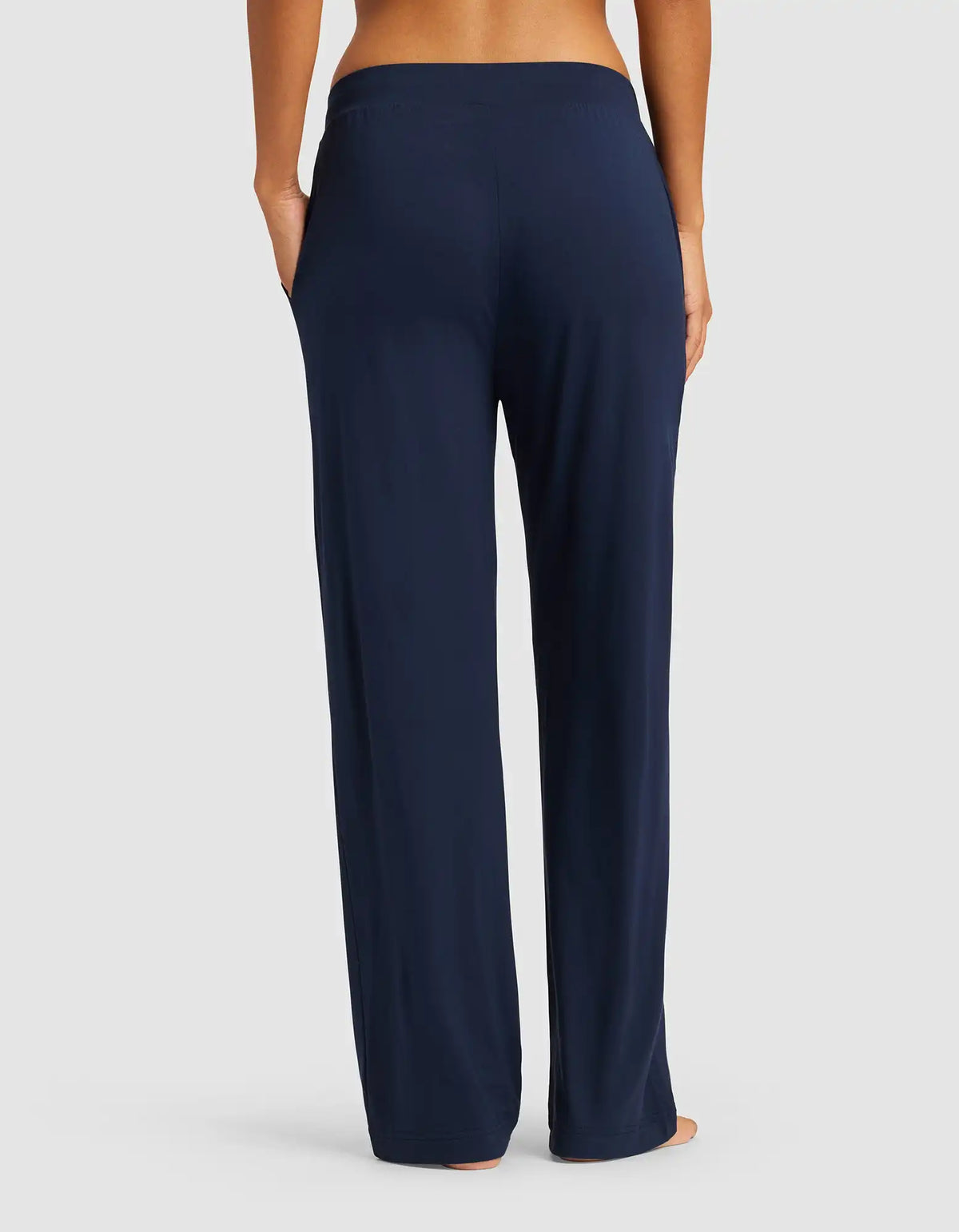 Women's Bamboo Stretch-Knit Long Sleeve Lounge Tee & Pant Set