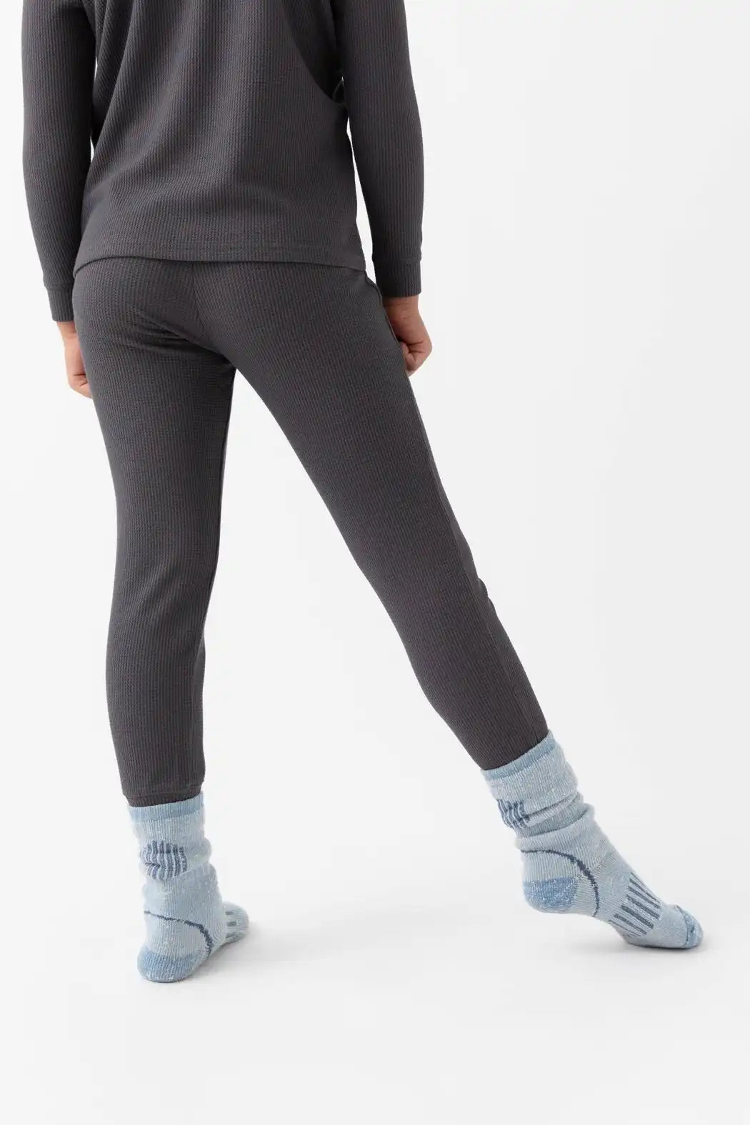 Children's Bamboo Waffle Knit Base Layer Set