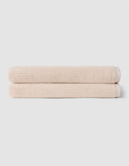 Ribbed Terry Bath Sheets - Last Chance