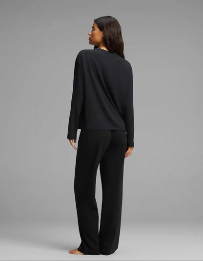 Women's First Layer Long Sleeve Sleep Tee & Pajama Pant Set