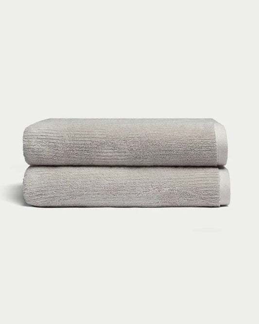 Ribbed Terry Bath Towels