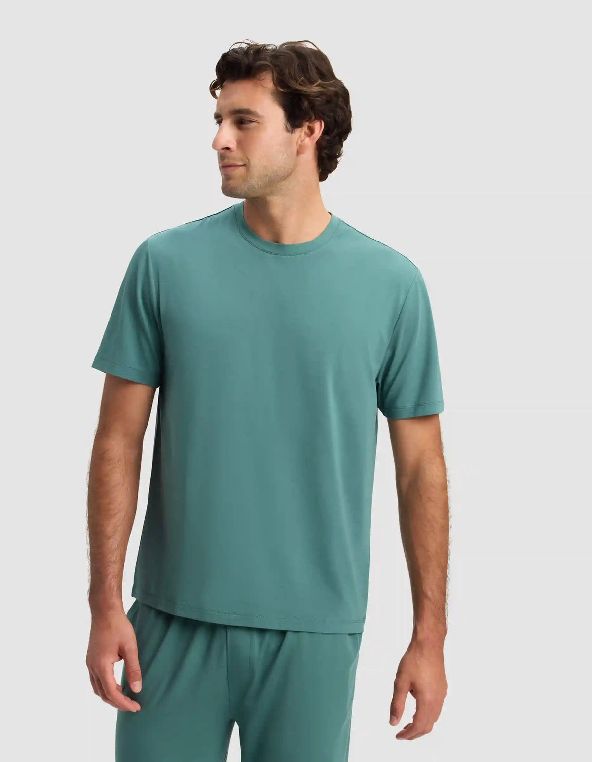 Men's First Layer Pajama Short Sleeve Tee & Pant Set