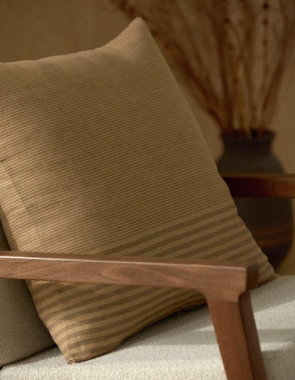 Striped Linen Throw Pillow