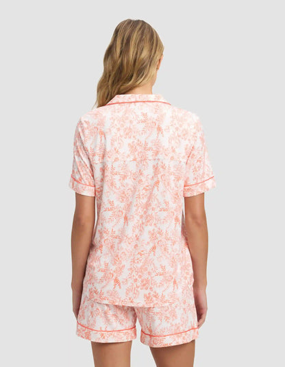 Women's Bamboo Stretch-Knit Short Sleeve Pajama Top - Last Chance