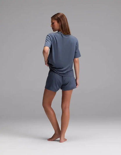 Women's First Layer Pajama Short Sleeve Tee & Boxer Short Set