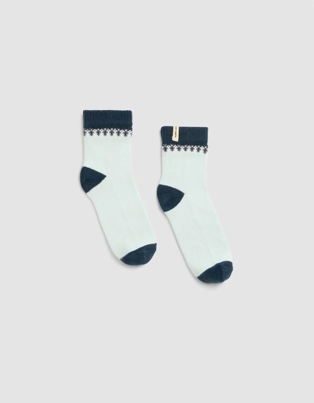 The Mistletoe Plush Modern Crew Sock