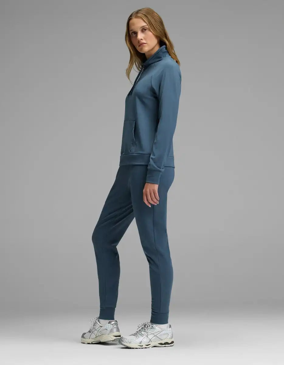 Women's Brushed Bamboo Mock Neck & Jogger Set