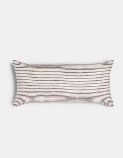 Striped Linen Throw Pillow