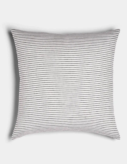 Striped Linen Throw Pillow