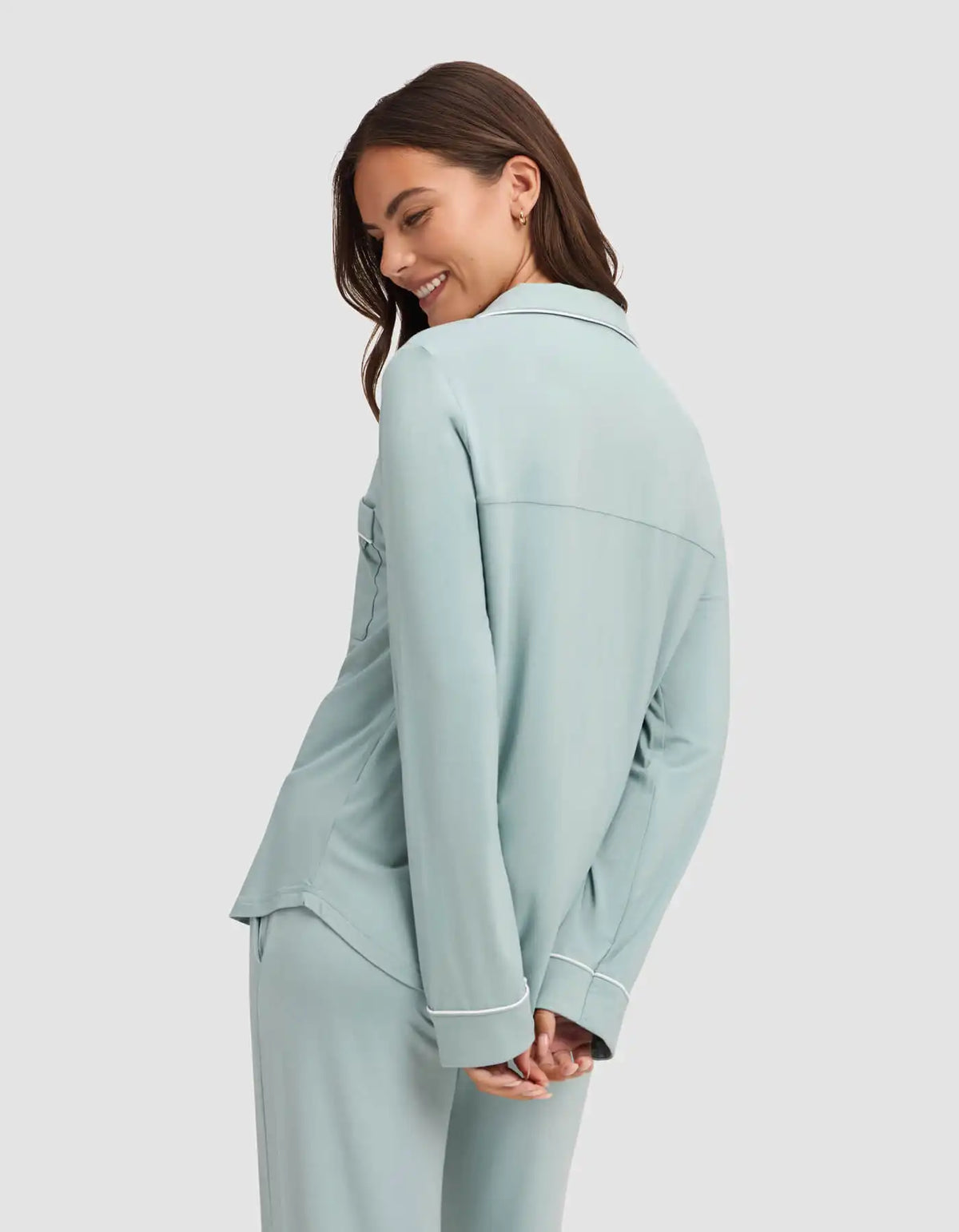 Women's Bamboo Stretch-Knit Long Sleeve Pajama Top