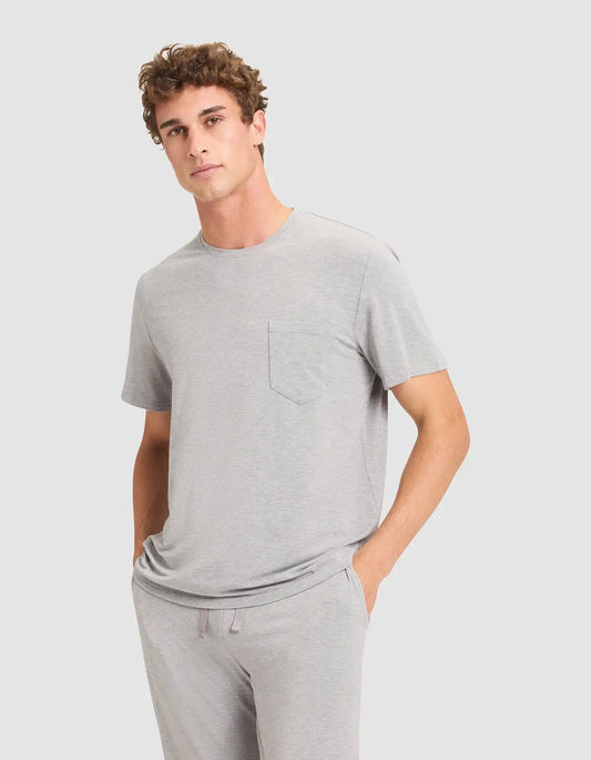 Men's Bamboo Stretch-Knit Short Sleeve Pajama Tee
