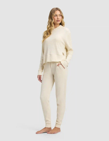 Women's Blake Waffle Hoodie & Jogger Set