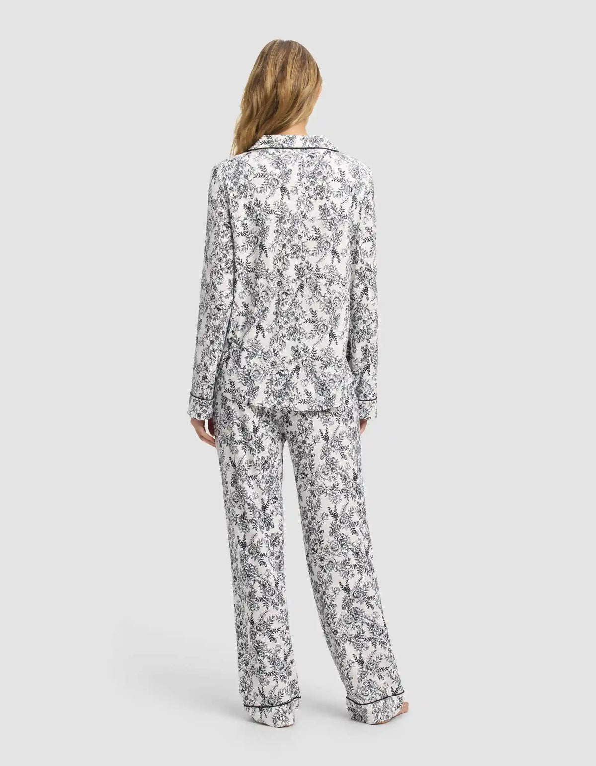 Women's Bamboo Stretch-Knit Long Sleeve Pajama Set - Last Chance