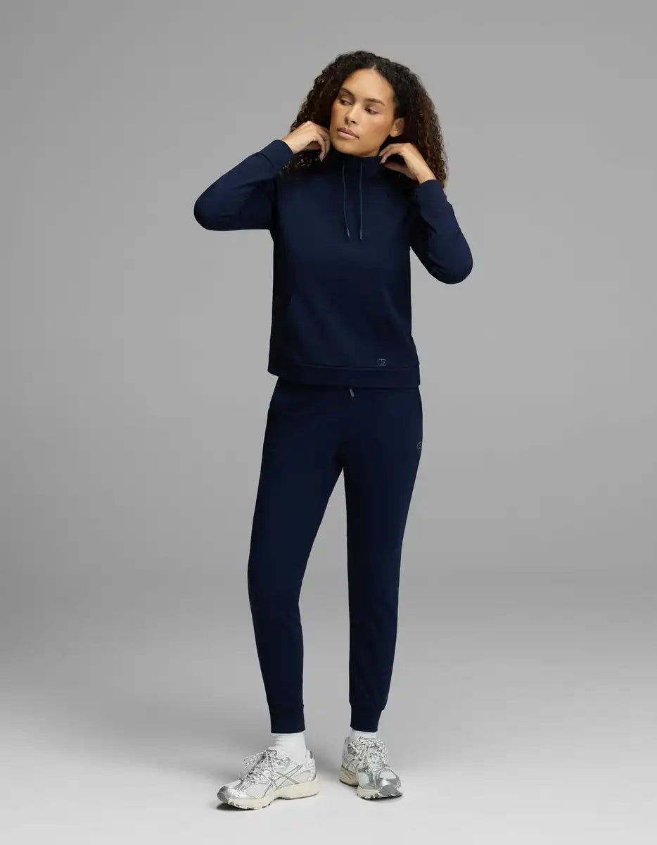 Women's Brushed Bamboo Mock Neck & Jogger Set