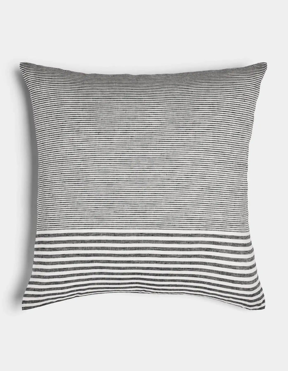Striped Linen Throw Pillow