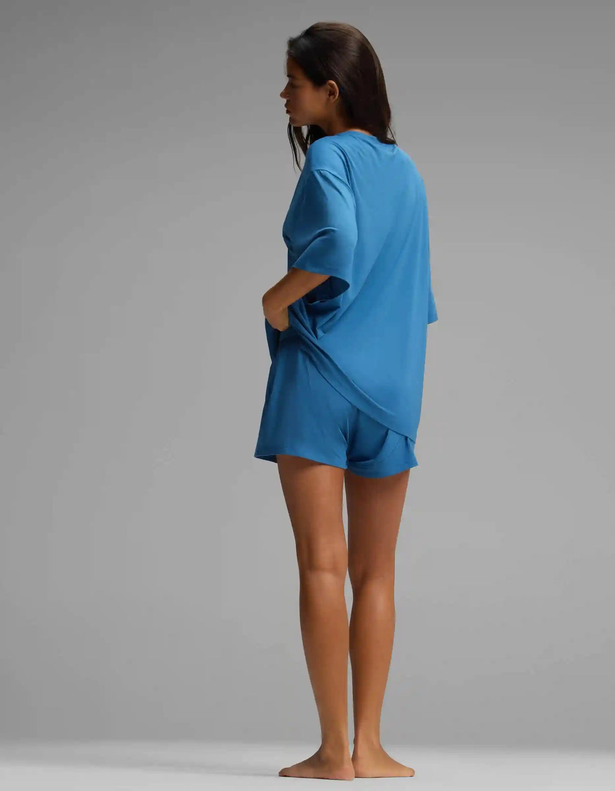 Women's First Layer Boyfriend Sleep Tee & Boxer Short Set