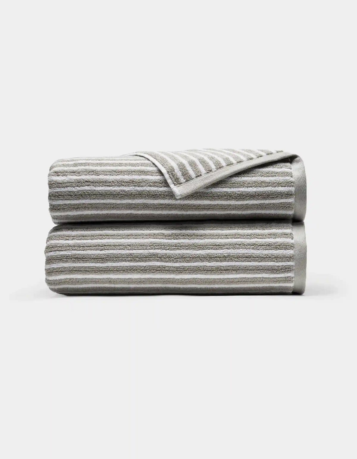 Ribbed Terry Bath Towels