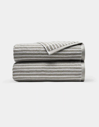 Ribbed Terry Bath Towels