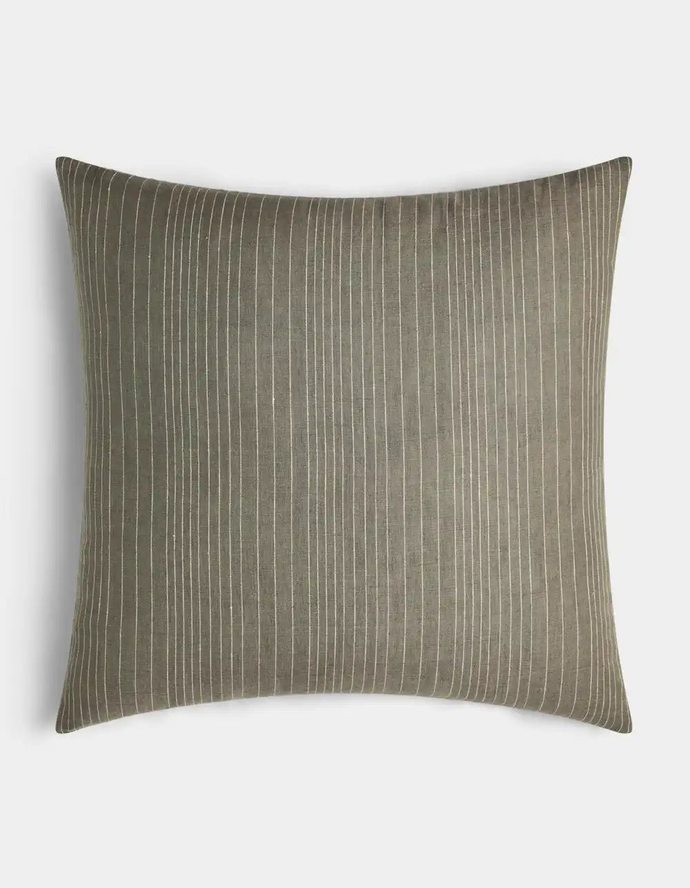 Striped Linen Throw Pillow
