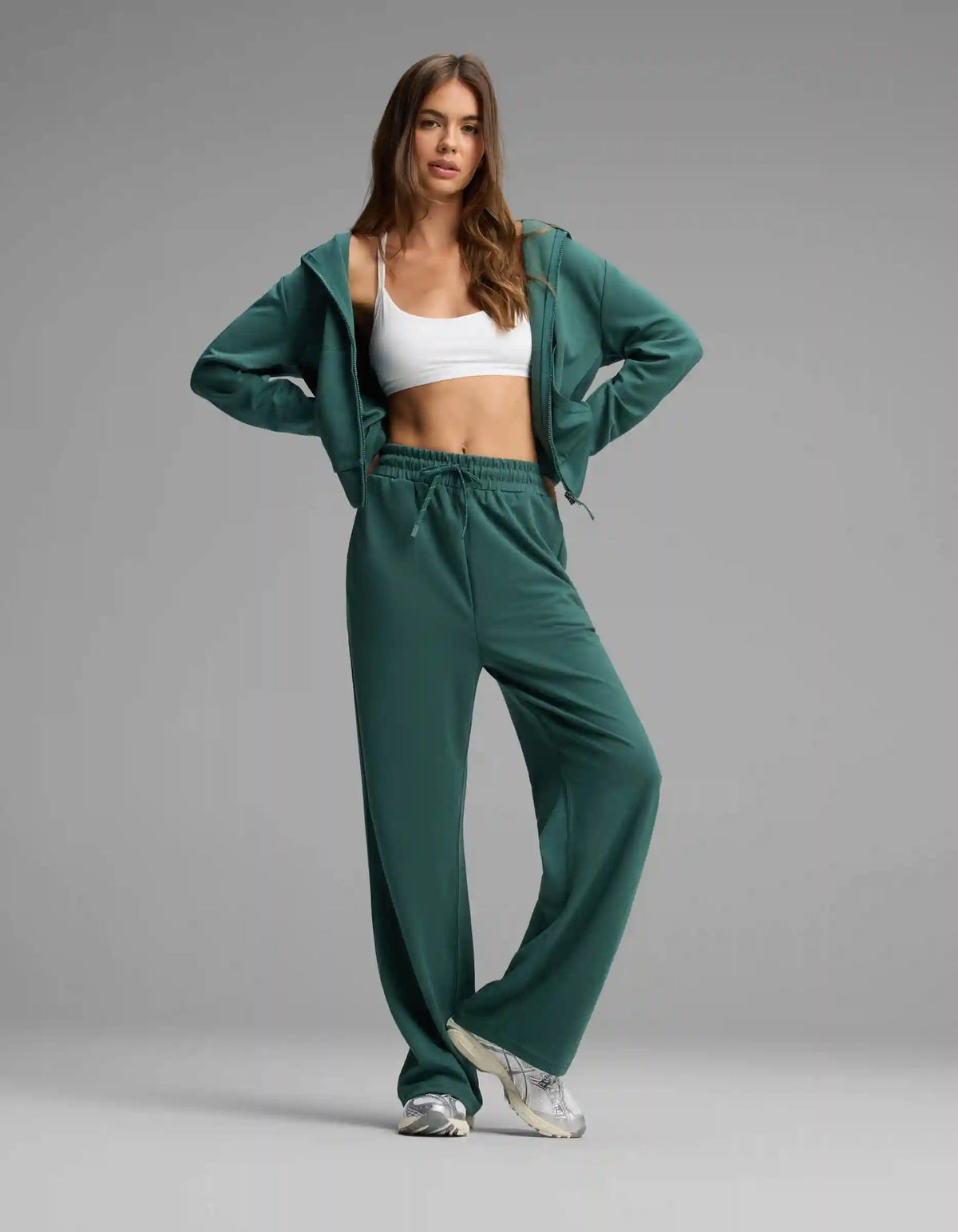 Women's Versa Full-Zip Hoodie & Wide Leg Pant Set