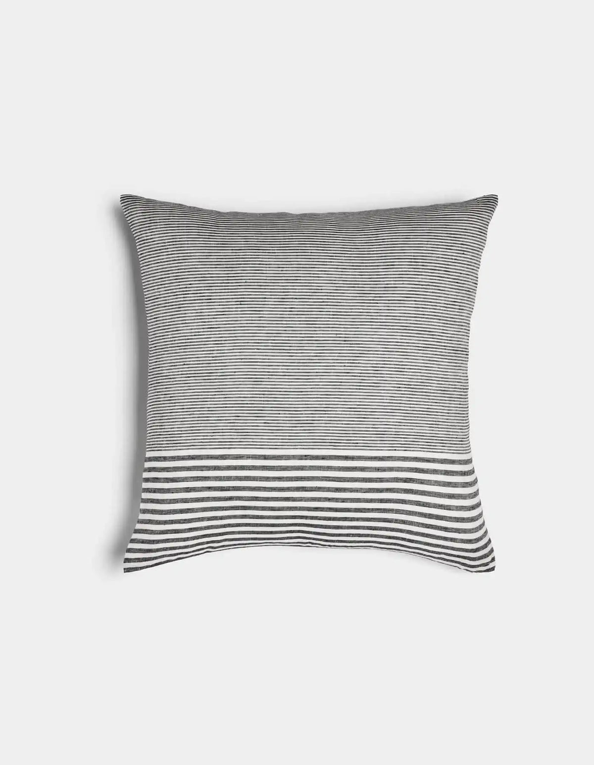 Striped Linen Throw Pillow