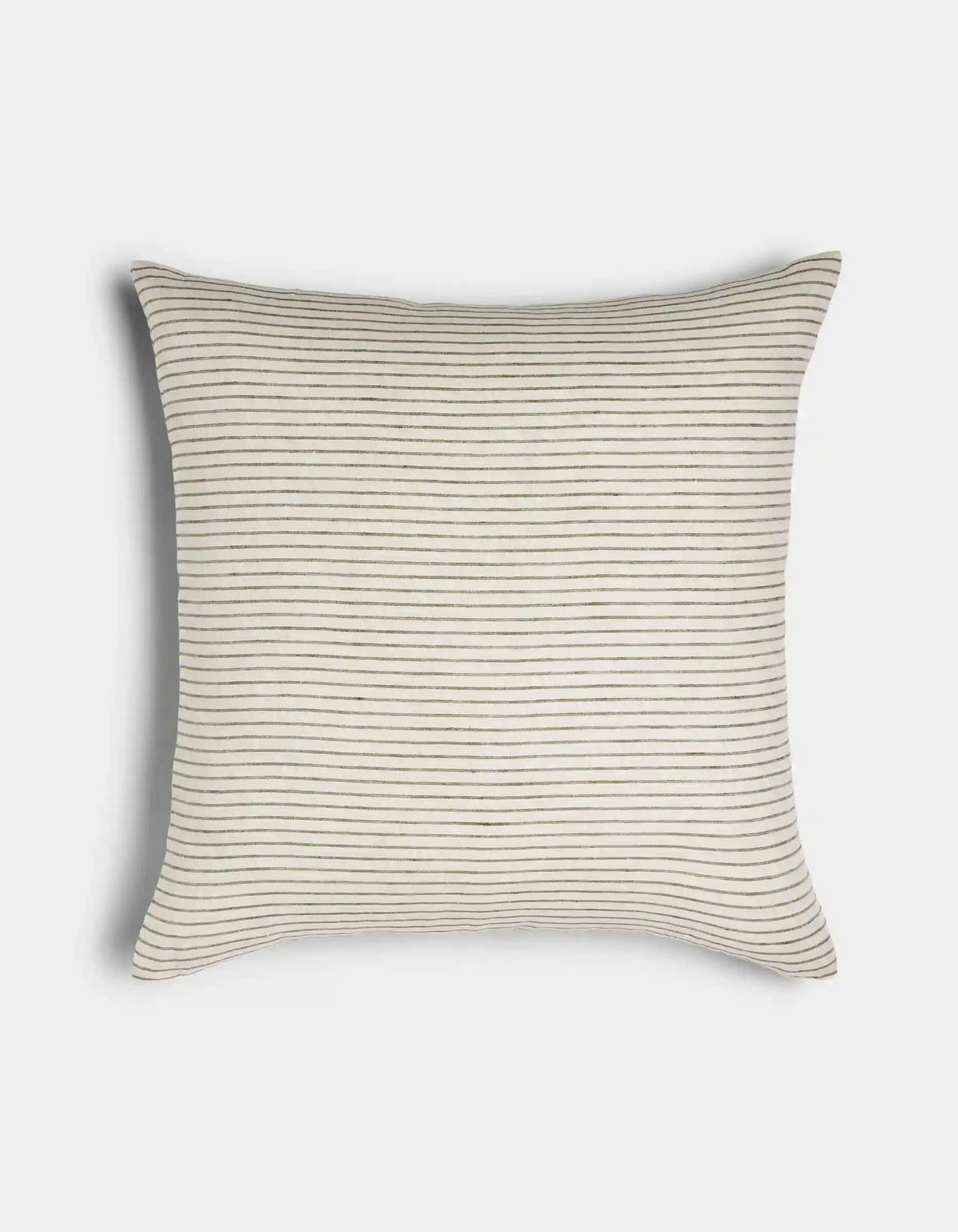 Striped Linen Throw Pillow