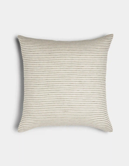 Striped Linen Throw Pillow