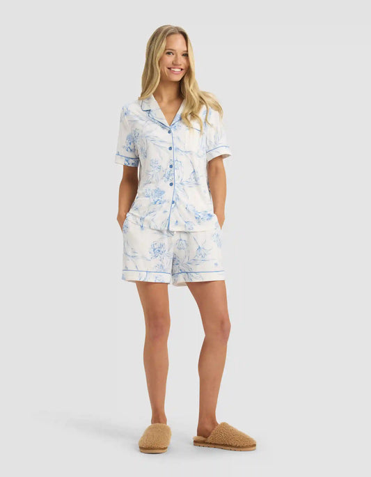 Women's Bamboo Stretch-Knit Short Sleeve Pajama Set - Last Chance