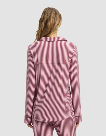 Women's Bamboo Stretch-Knit Long Sleeve Pajama Top - Last Chance