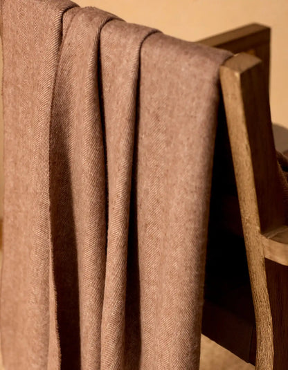 Bamboo Herringbone Tassel Throw