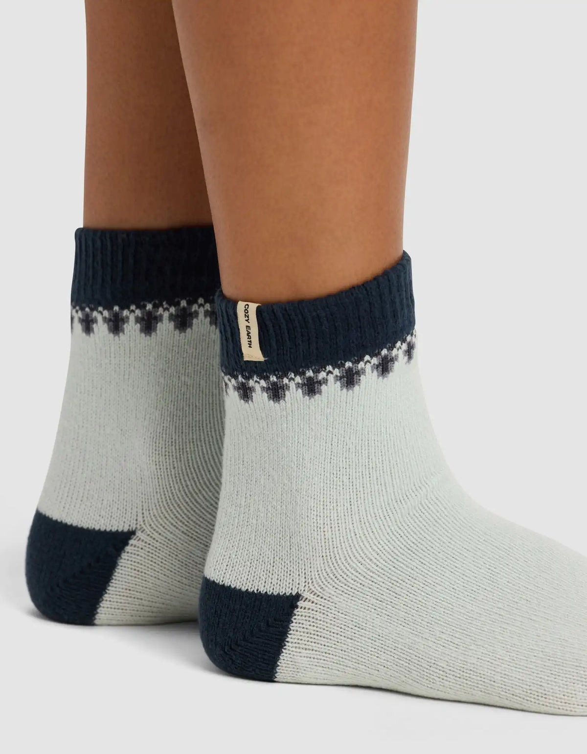 The Mistletoe Plush Modern Crew Sock