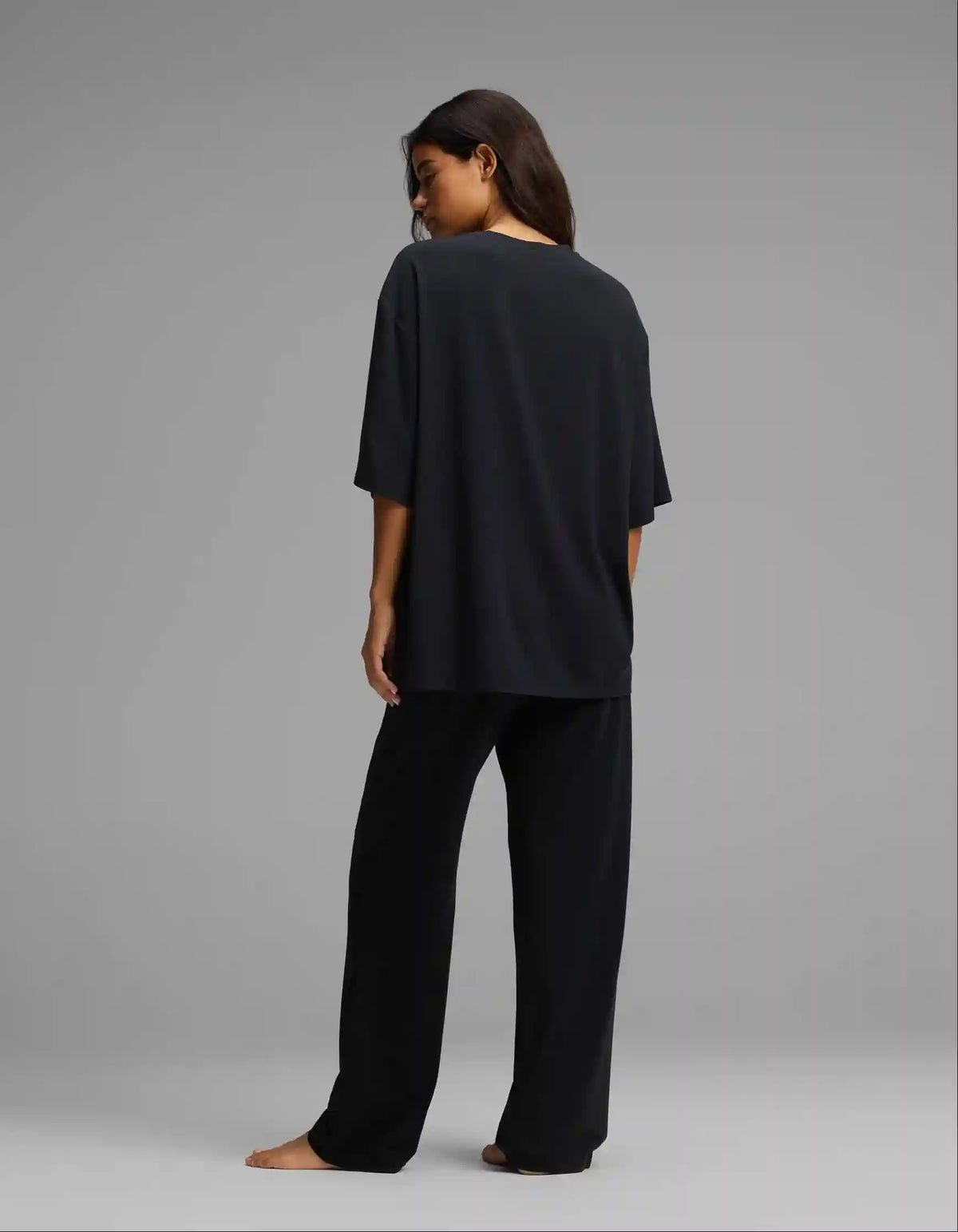 Women's First Layer Boyfriend Sleep Tee & Pajama Pant Set