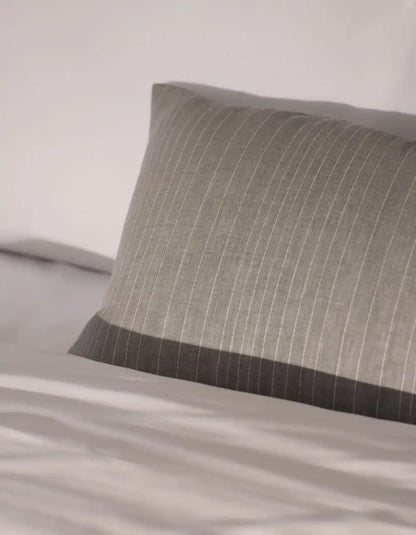 Striped Linen Throw Pillow
