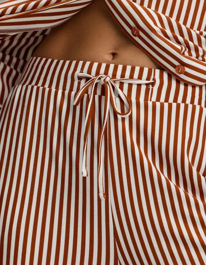 Women's Bamboo Stretch-Knit Long Sleeve Pajama Set