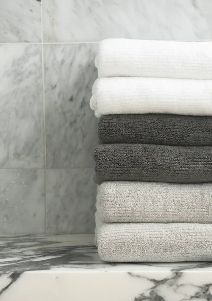 Ribbed Terry Bath Towels