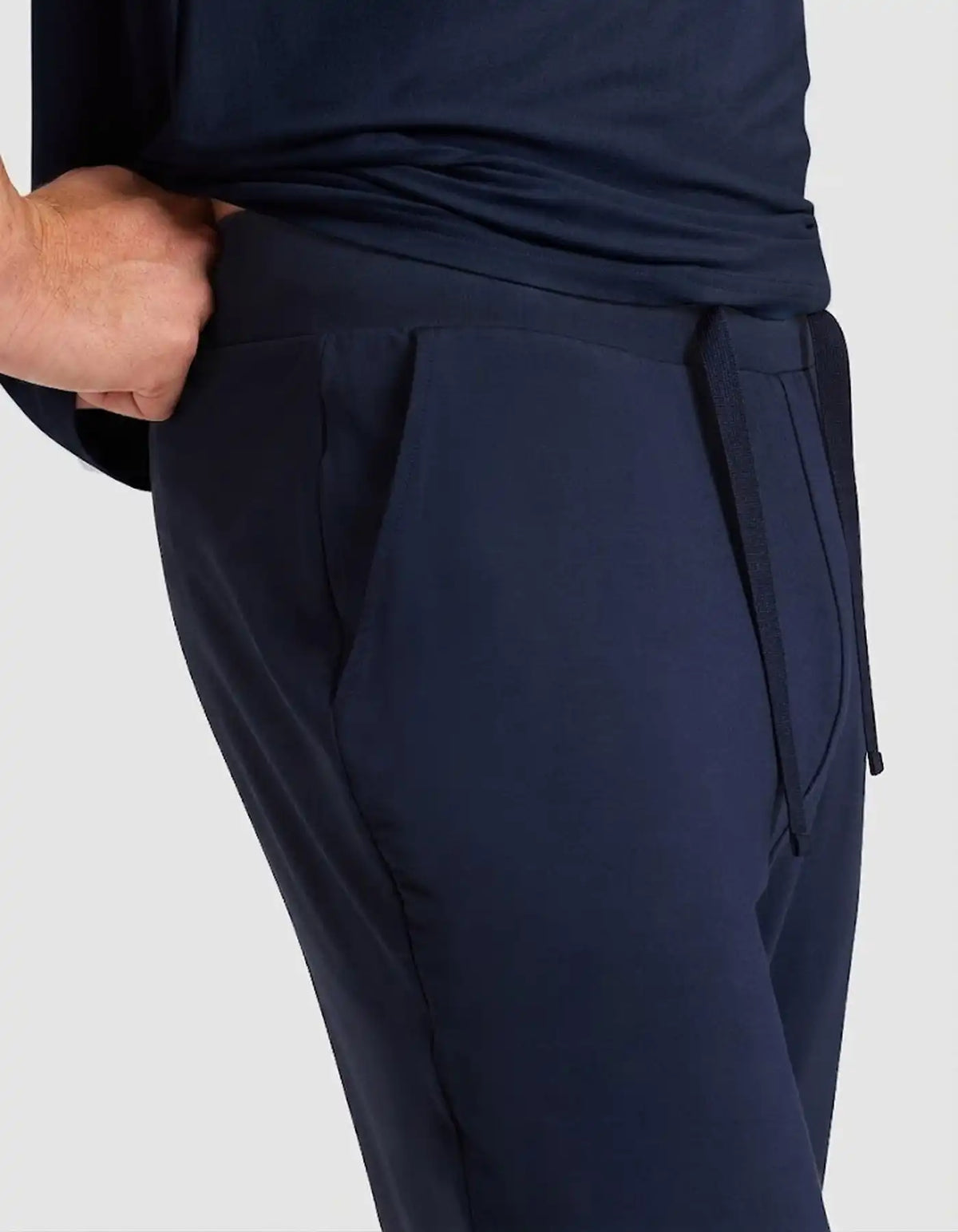 Men's Bamboo Stretch-Knit Long Sleeve Pajama Set