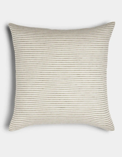 Striped Linen Throw Pillow