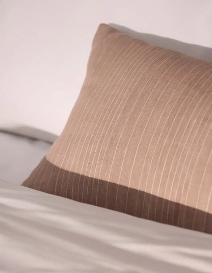 Striped Linen Throw Pillow