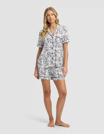 Women's Bamboo Stretch-Knit Short Sleeve Pajama Set - Last Chance