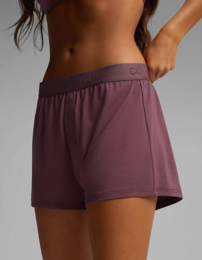 Women's First Layer Pajama Short Sleeve Tee & Boxer Short Set