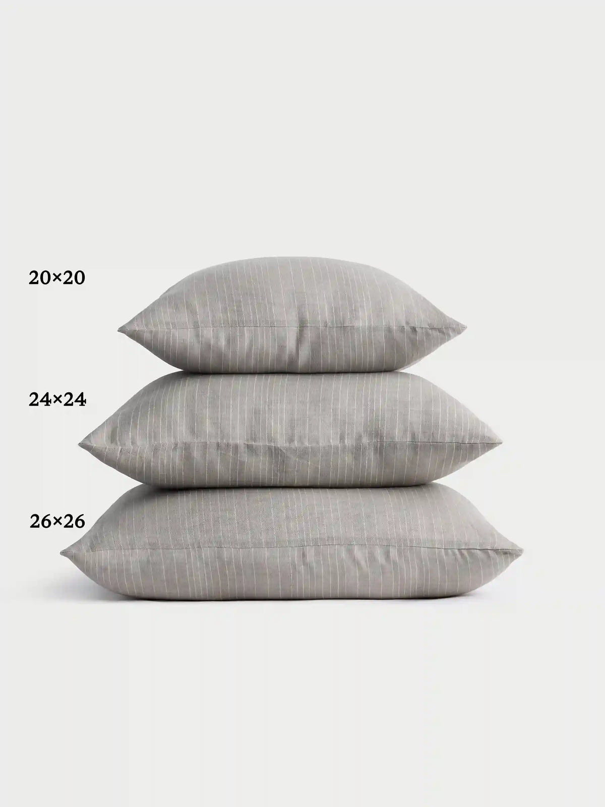 Striped Linen Throw Pillow