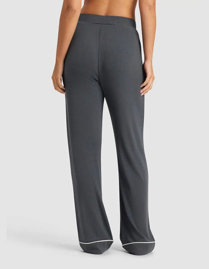 Women's Bamboo Rib Knit Classic Pajama Pant - Last Chance