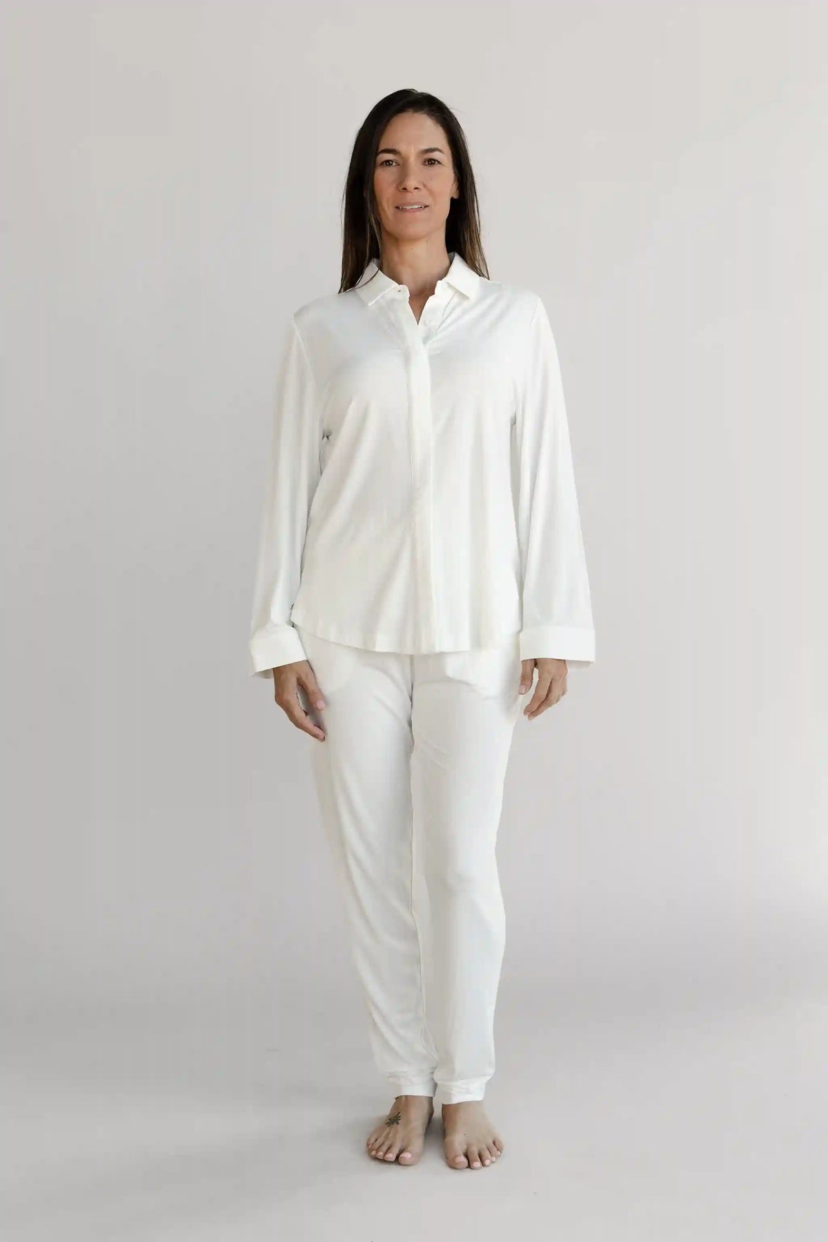 Women's Bamboo Stretch-Knit Tapered Pant