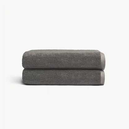 Ribbed Terry Bath Towels