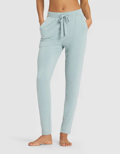 Women's Bamboo Stretch-Knit Tapered Pant