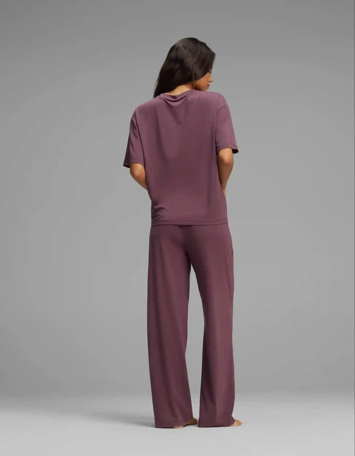 Women's First Layer Pajama Short Sleeve Tee & Pajama Pant Set