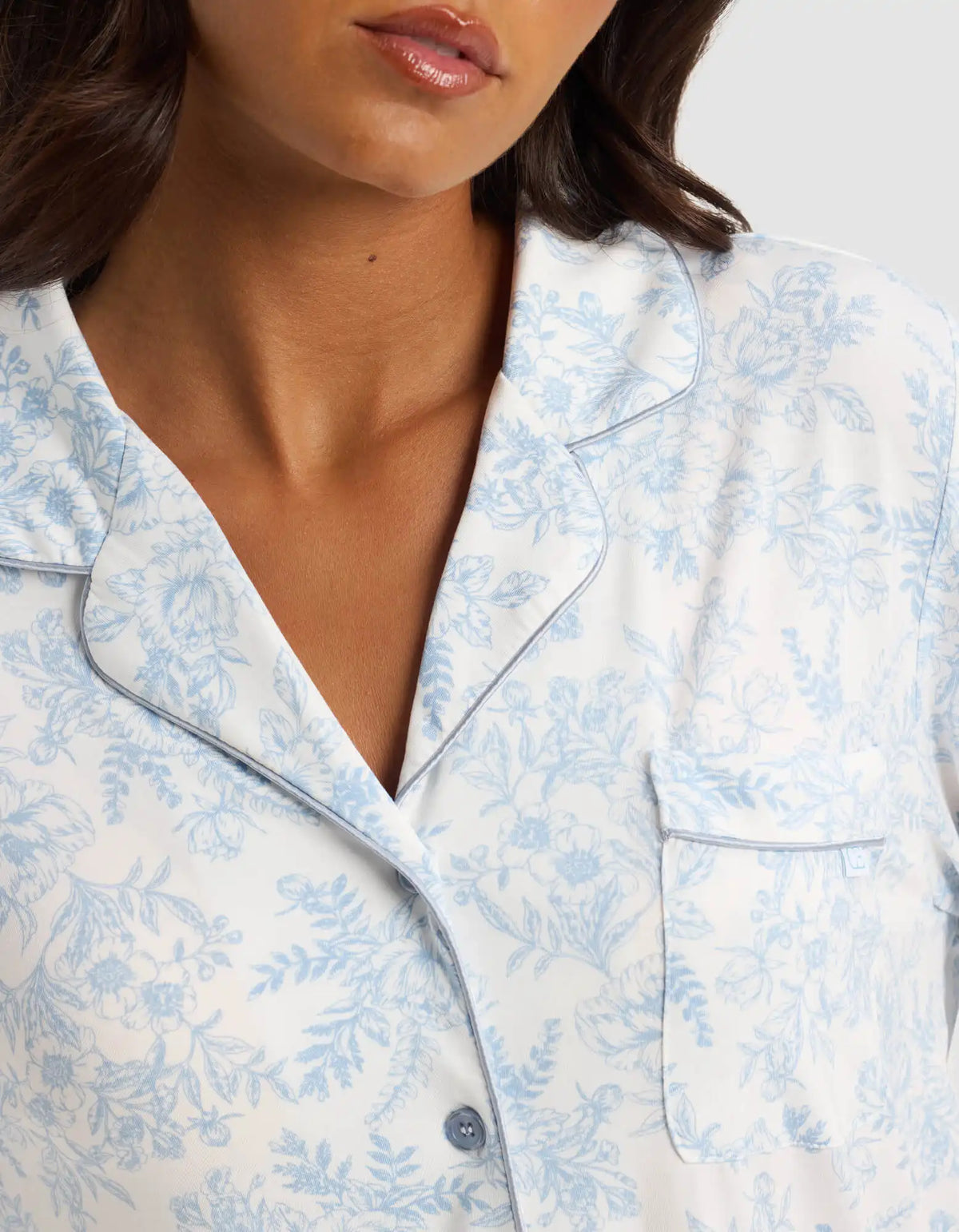 Women's Bamboo Stretch-Knit Long Sleeve Pajama Set