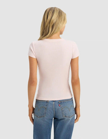 Women's Fine Ribbed Tee